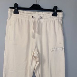 Cream “SAINT” Joggers